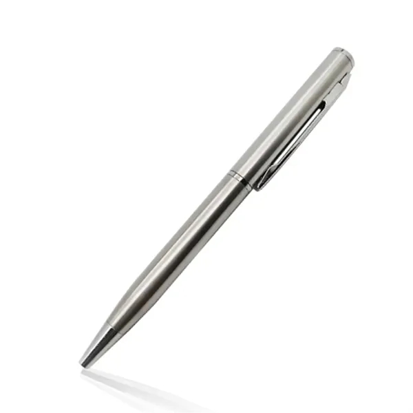 Retractable Metal Ballpoint Pen - Retractable Metal Ballpoint Pen - Image 2 of 3