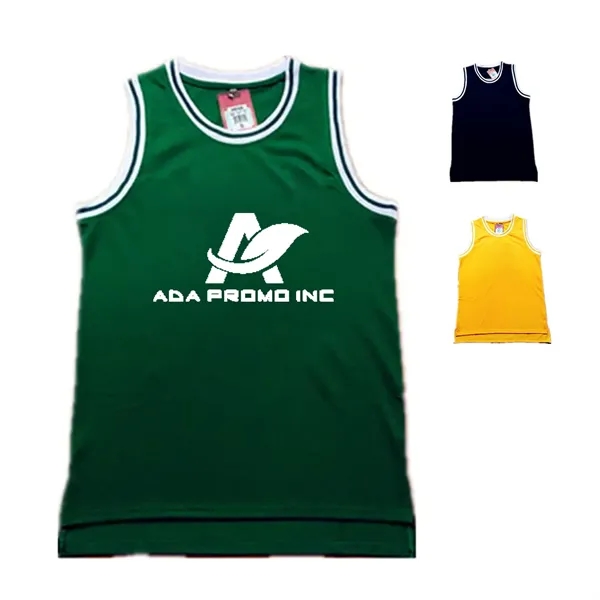 Custom Green Sleeveless Basketball Team Vest/jersey - Custom Green Sleeveless Basketball Team Vest/jersey - Image 0 of 3