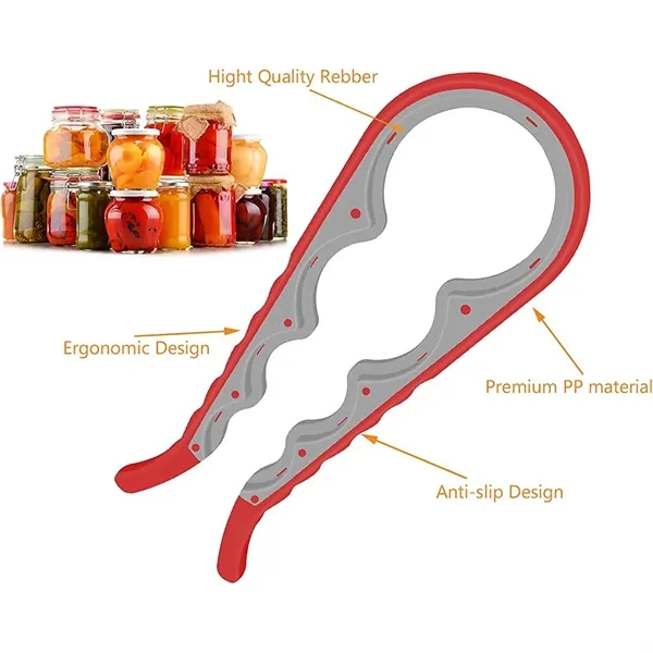 4 in 1 Multi Function Can Bottle Jar Opener - 4 in 1 Multi Function Can Bottle Jar Opener - Image 2 of 5
