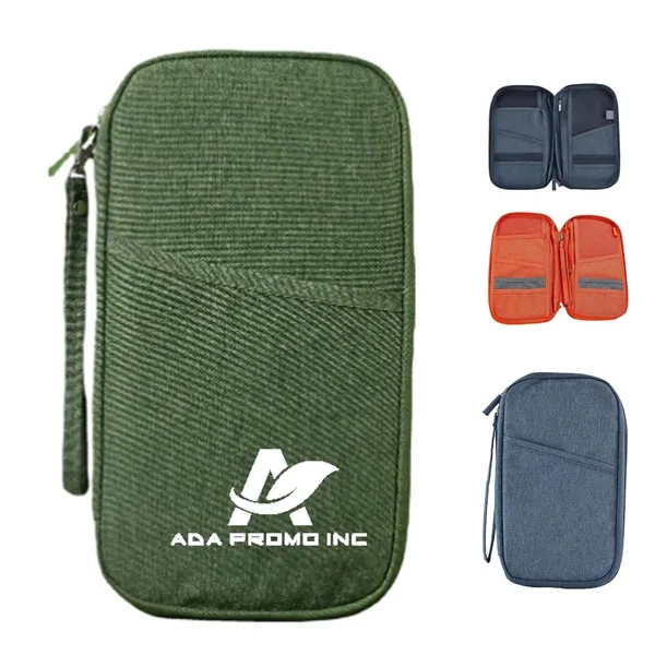 RFID Family Passport Wallet Holder Waterproof Document Organ - RFID Family Passport Wallet Holder Waterproof Document Organ - Image 0 of 3