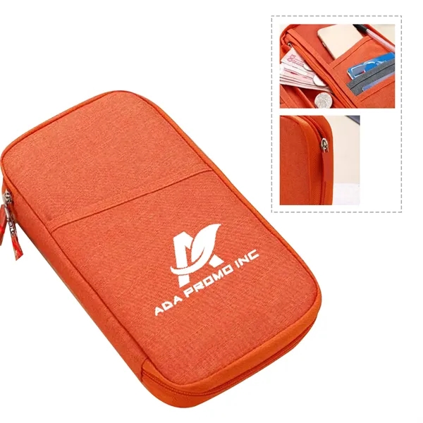 RFID Family Passport Wallet Holder Waterproof Document Organ - RFID Family Passport Wallet Holder Waterproof Document Organ - Image 1 of 3