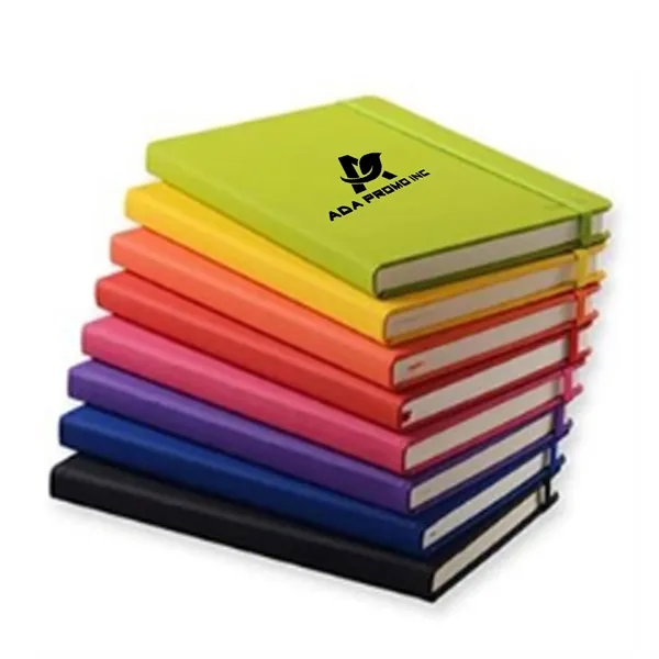 Classical A5 dotted grip journal striped pu cover with pocke - Classical A5 dotted grip journal striped pu cover with pocke - Image 0 of 3