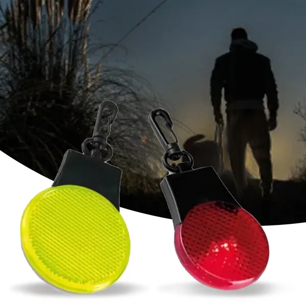 Safety Reflector LED Blinking Light Clip - Safety Reflector LED Blinking Light Clip - Image 3 of 3