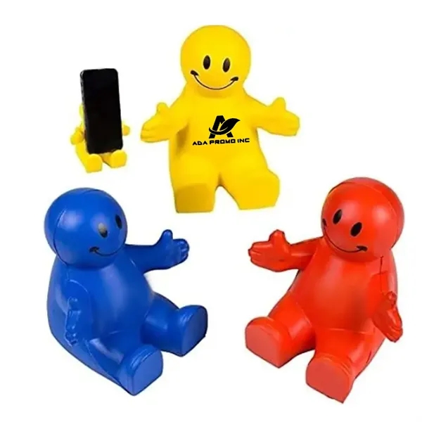 Custom Happy Dude Cell Phone Stand Stress Reliever - Custom Happy Dude Cell Phone Stand Stress Reliever - Image 3 of 3