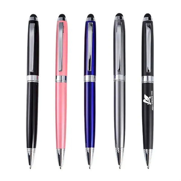 Metal Stylus Ballpoint Pen - Metal Stylus Ballpoint Pen - Image 0 of 3