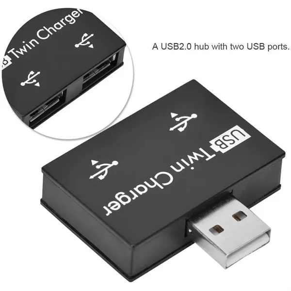 2 Ports USB 2.0 Hub - 2 Ports USB 2.0 Hub - Image 2 of 5