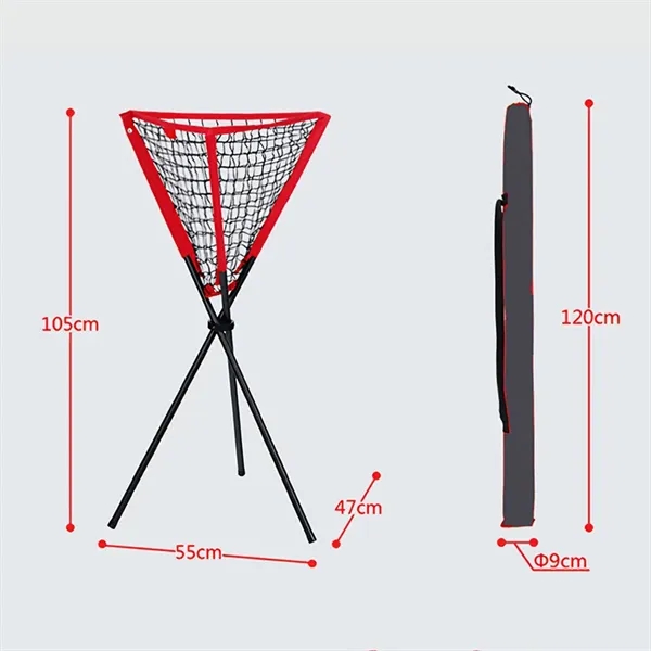 Portable and Foldable Baseball Basket, ball Caddy - Portable and Foldable Baseball Basket, ball Caddy - Image 1 of 8