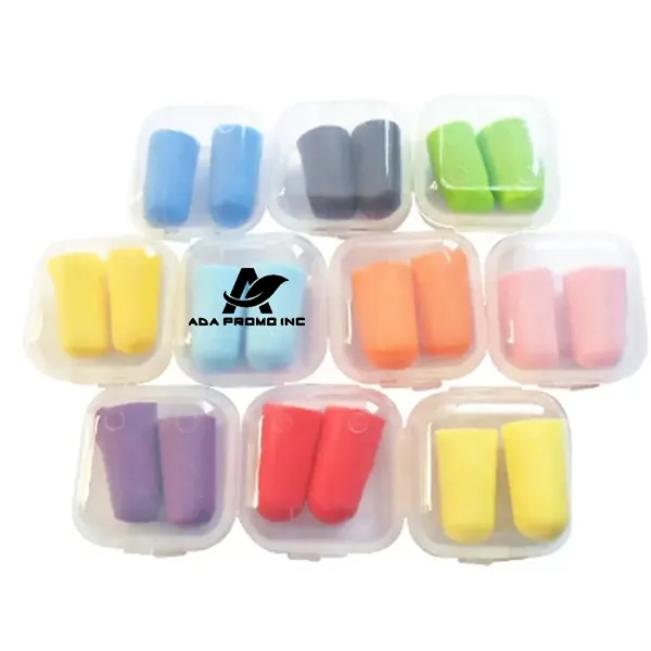 Soft Foam Ear Plug With Case - Soft Foam Ear Plug With Case - Image 0 of 3