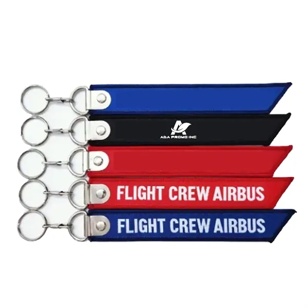 Custom Bevel Edge Woven Key Chains - Custom Bevel Edge Woven Key Chains - Image 3 of 3