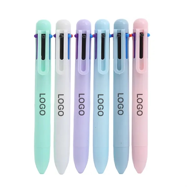 6-Color Creative Student Ballpoint Pen - 6-Color Creative Student Ballpoint Pen - Image 0 of 1