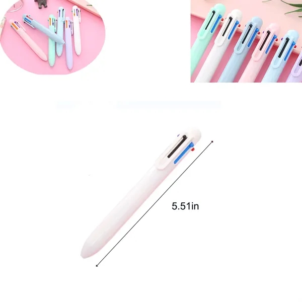 6-Color Creative Student Ballpoint Pen - 6-Color Creative Student Ballpoint Pen - Image 1 of 1