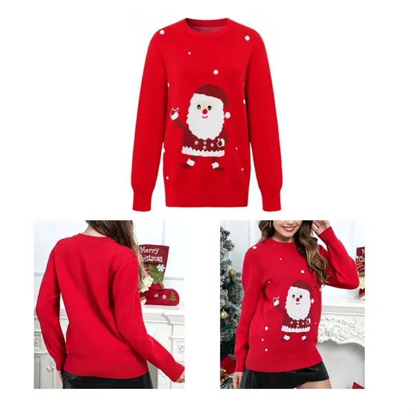 Custom Christmas Pullover Sweater for Women Men - Custom Christmas Pullover Sweater for Women Men - Image 2 of 7