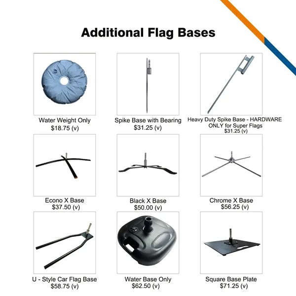 16.5' Leonis Single-Sided Feather Flag - 16.5' Leonis Single-Sided Feather Flag - Image 2 of 3