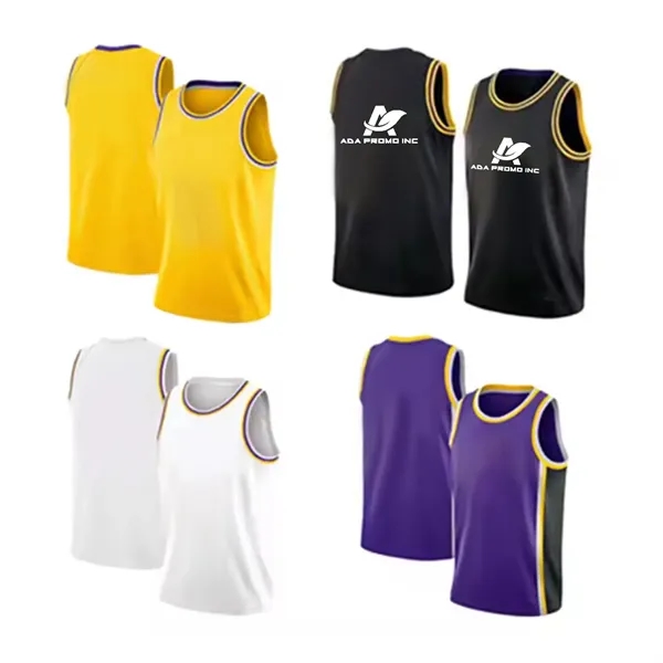 Custom Men's Short Sleeve Basketball Jersey - Custom Men's Short Sleeve Basketball Jersey - Image 0 of 3