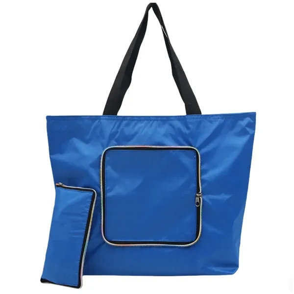 Waterproof Tote Bag with Zipper - Waterproof Tote Bag with Zipper - Image 3 of 9