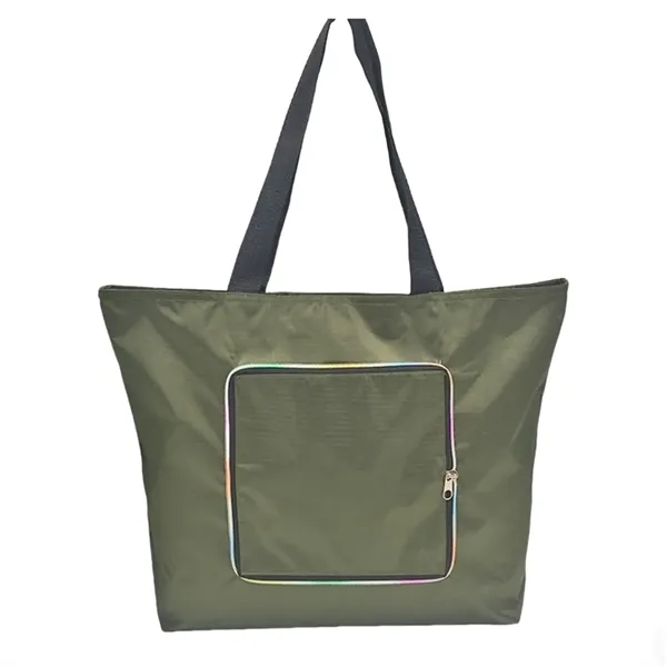 Waterproof Tote Bag with Zipper - Waterproof Tote Bag with Zipper - Image 4 of 9