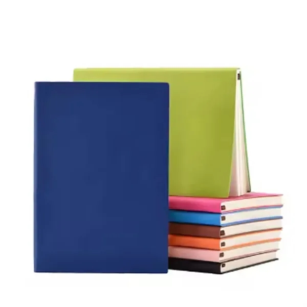 Soft Touch PU Leather Cover Travel Notebook(6.2" x 8.3") - Soft Touch PU Leather Cover Travel Notebook(6.2" x 8.3") - Image 2 of 3