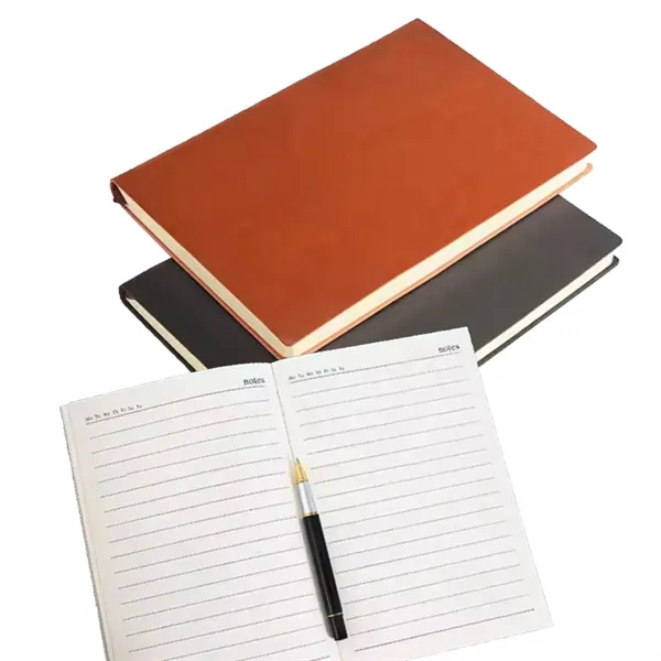 Soft Touch PU Leather Cover Travel Notebook(6.2" x 8.3") - Soft Touch PU Leather Cover Travel Notebook(6.2" x 8.3") - Image 3 of 3