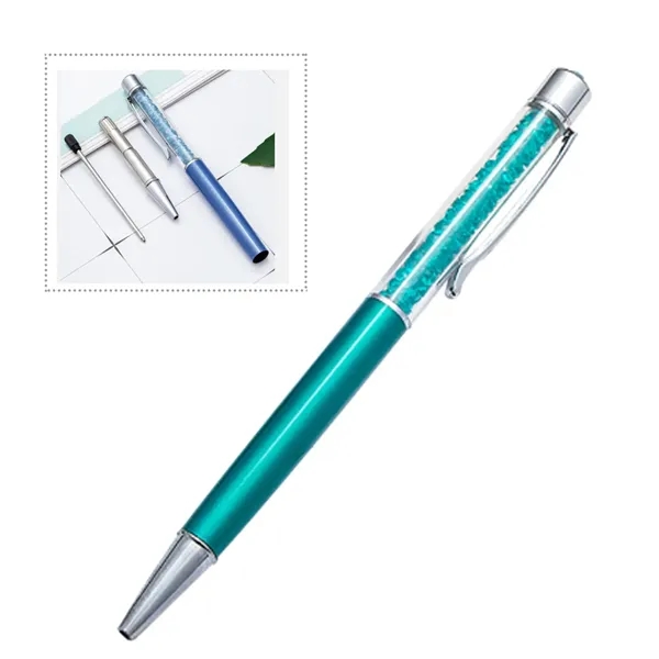 Diamond Retractable Ballpoint Touch Screen Pen - Diamond Retractable Ballpoint Touch Screen Pen - Image 0 of 3