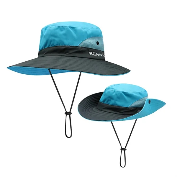 Unisex Sun Hat with Wide Brim - UPF 50+ - Unisex Sun Hat with Wide Brim - UPF 50+ - Image 1 of 2