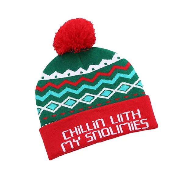 Winter Warm Hat Knit Beanie for Women Men - Winter Warm Hat Knit Beanie for Women Men - Image 2 of 9