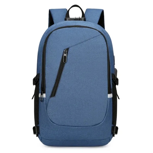 Travel Laptop Backpack With Charging Cable - Travel Laptop Backpack With Charging Cable - Image 3 of 4