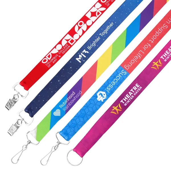 1" Dye Sublimated Lanyard - 3 Day Rush - 1" Dye Sublimated Lanyard - 3 Day Rush - Image 0 of 0