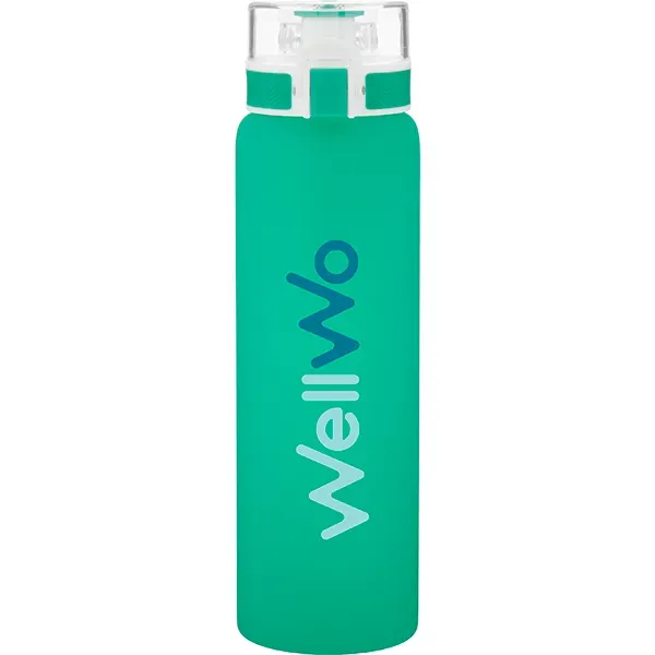 20.9 oz h2go Mudra Single Wall Glass Bottle-Carrying Handle - 20.9 oz h2go Mudra Single Wall Glass Bottle-Carrying Handle - Image 4 of 7