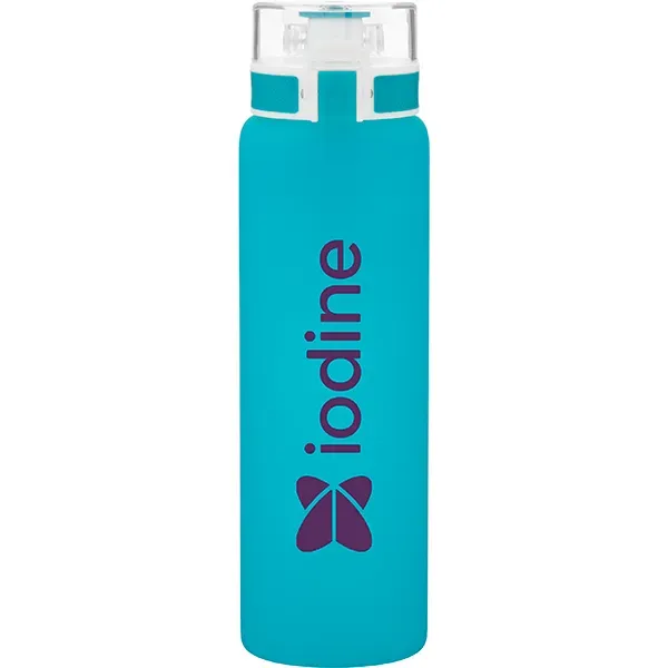20.9 oz h2go Mudra Single Wall Glass Bottle-Carrying Handle - 20.9 oz h2go Mudra Single Wall Glass Bottle-Carrying Handle - Image 5 of 7
