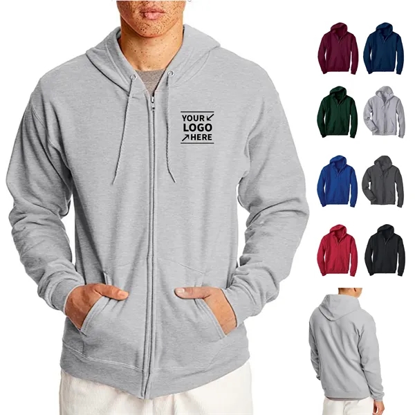 Men's Cotton Zip Up Hoodie Sweatshirt - Men's Cotton Zip Up Hoodie Sweatshirt - Image 0 of 1