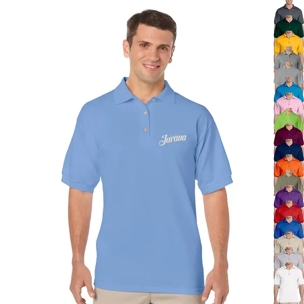 Gildan Dryblend 5.6 oz 50:50 Cotton/ Polyester Polo T-Shirt - Gildan Dryblend 5.6 oz 50:50 Cotton/ Polyester Polo T-Shirt - Image 0 of 26