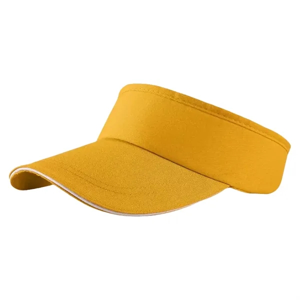 Adjustable Empty Top Cotton Sun Visor Hat - Adjustable Empty Top Cotton Sun Visor Hat - Image 7 of 7