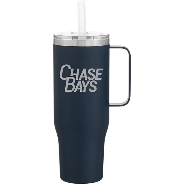 30 oz Hunter Stainless Steel Insulated Mug w/Straw - 30 oz Hunter Stainless Steel Insulated Mug w/Straw - Image 5 of 7