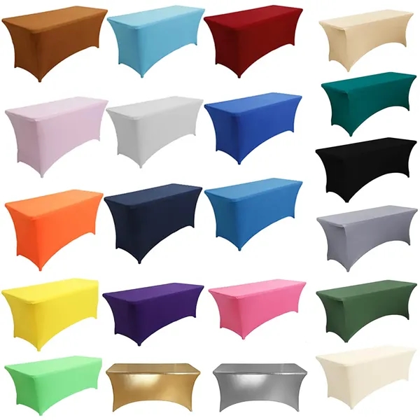 Custom Spandex Tablecloth with Business Logo - Custom Spandex Tablecloth with Business Logo - Image 1 of 5