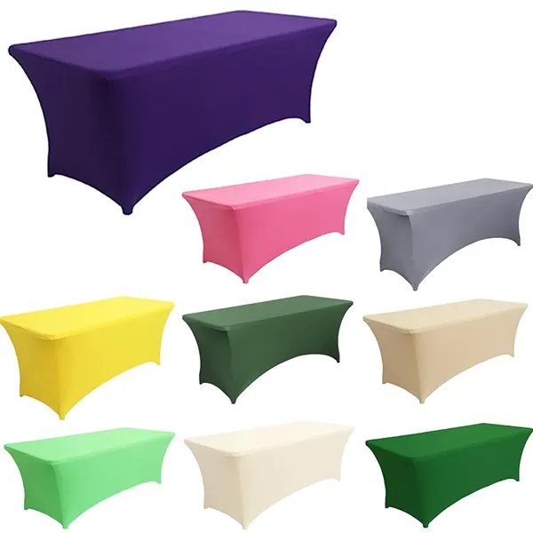Custom Spandex Tablecloth with Business Logo - Custom Spandex Tablecloth with Business Logo - Image 3 of 5