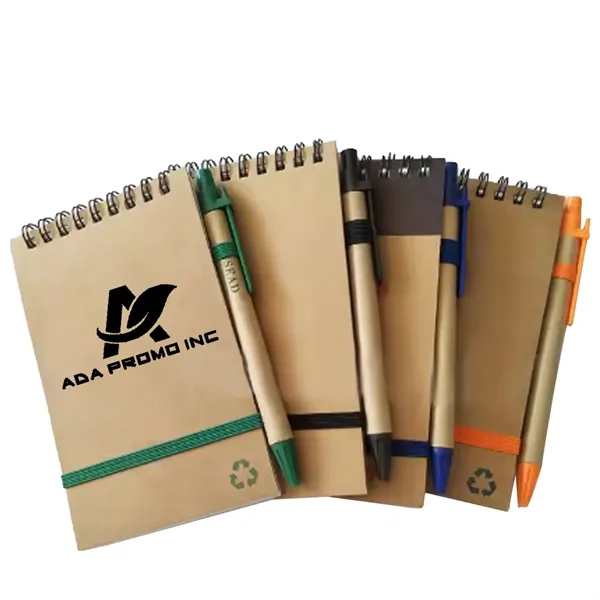 Recycled Spiral Jotter With Custom Logo - Recycled Spiral Jotter With Custom Logo - Image 0 of 3