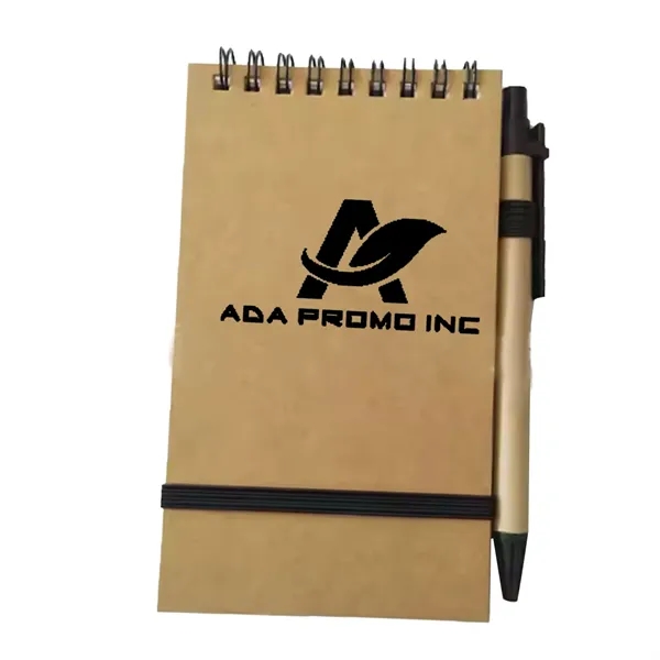 Recycled Spiral Jotter With Custom Logo - Recycled Spiral Jotter With Custom Logo - Image 1 of 3