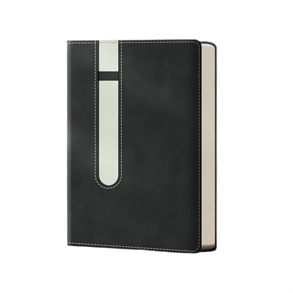 PU Leather Notebook with Pen - A5 Daily Journal - PU Leather Notebook with Pen - A5 Daily Journal - Image 1 of 2