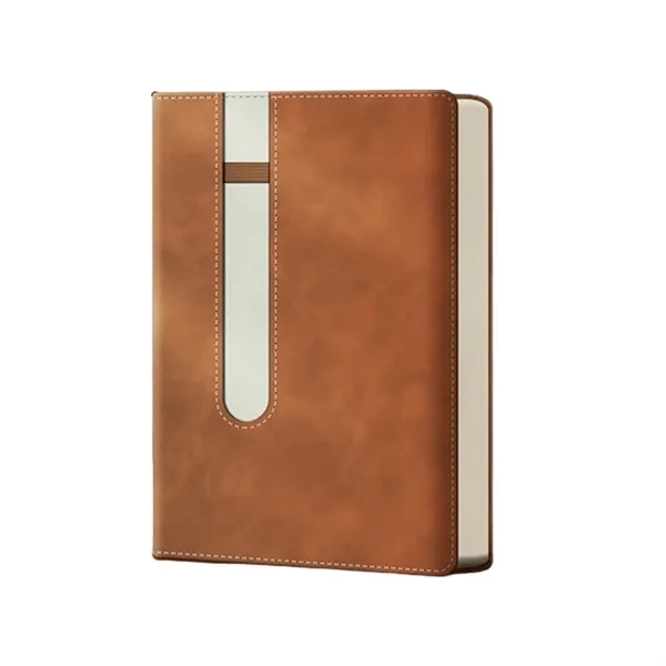 PU Leather Notebook with Pen - A5 Daily Journal - PU Leather Notebook with Pen - A5 Daily Journal - Image 2 of 2