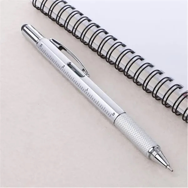 6-in-1 Multifunctional Multitool Tech Tool Ballpoint Pen - 6-in-1 Multifunctional Multitool Tech Tool Ballpoint Pen - Image 2 of 3
