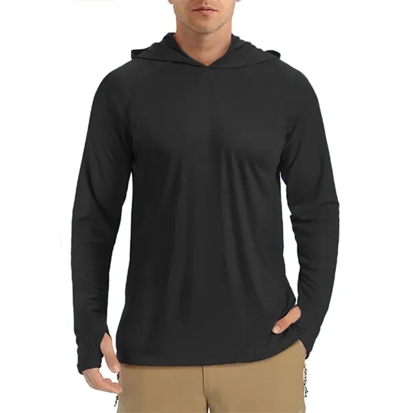 Men's UPF 50+ Sun Protection Hoodie - Men's UPF 50+ Sun Protection Hoodie - Image 1 of 2