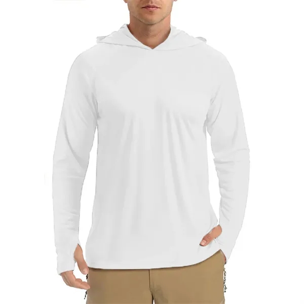 Men's UPF 50+ Sun Protection Hoodie - Men's UPF 50+ Sun Protection Hoodie - Image 2 of 2