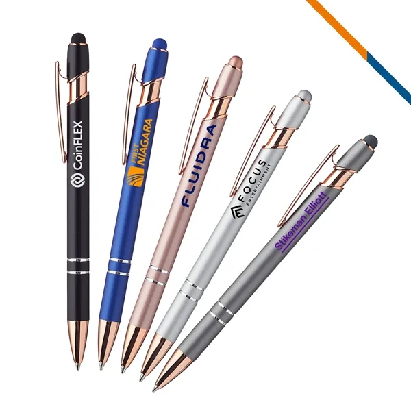 Kecia Metal Stylus Ballpoint Pen - Kecia Metal Stylus Ballpoint Pen - Image 0 of 7