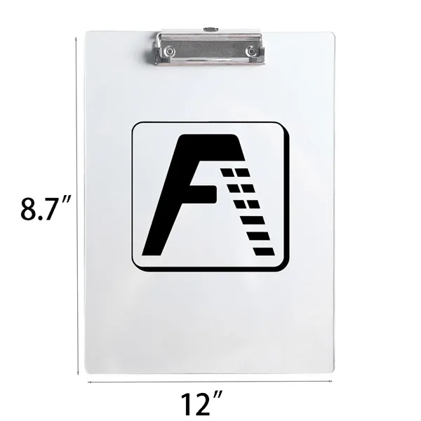 A4 Acrylic Clear Clip Boards