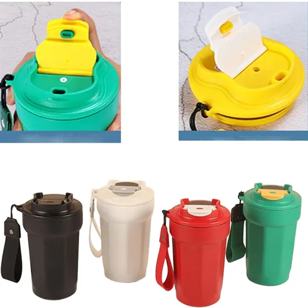 15.2 oz Stainless Steel Insulated Travel  Vacuum Cup - 15.2 oz Stainless Steel Insulated Travel  Vacuum Cup - Image 1 of 1