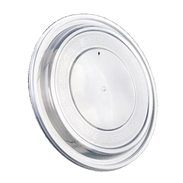 Black Round Plastic Take-out Food Container - Black Round Plastic Take-out Food Container - Image 2 of 4