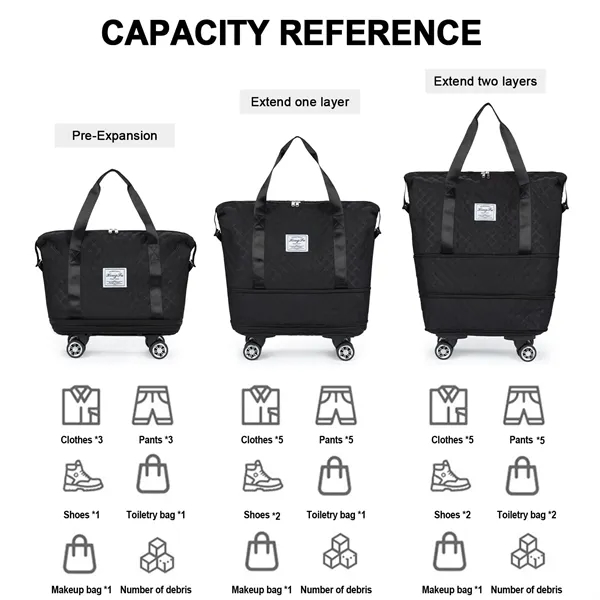 Foldable Travel Bag Expandable - Foldable Travel Bag Expandable - Image 3 of 6