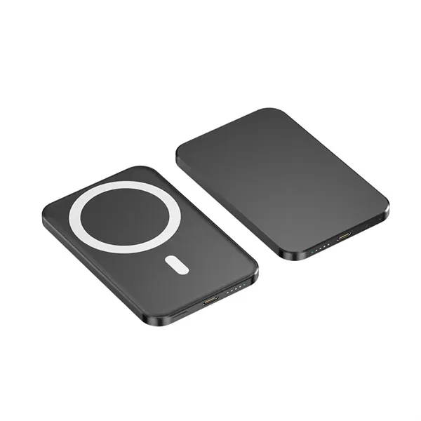 Ultrathin Magnetic Wireless Power Bank with Stand - Ultrathin Magnetic Wireless Power Bank with Stand - Image 2 of 4