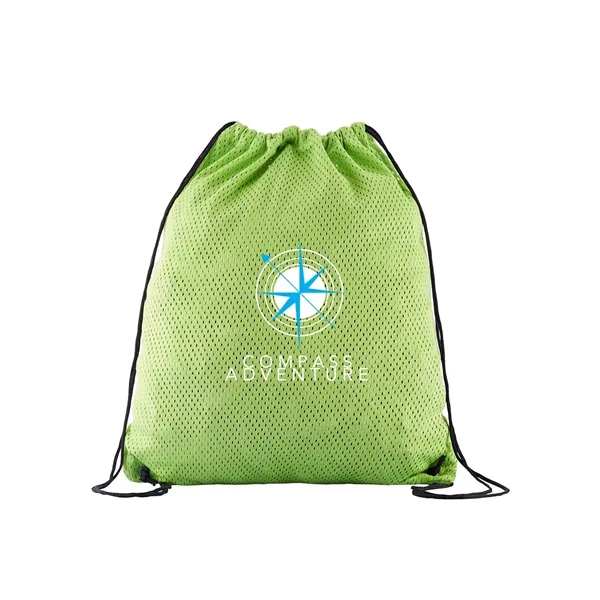 Sports Jersey Mesh Drawstring Bag - Sports Jersey Mesh Drawstring Bag - Image 2 of 3