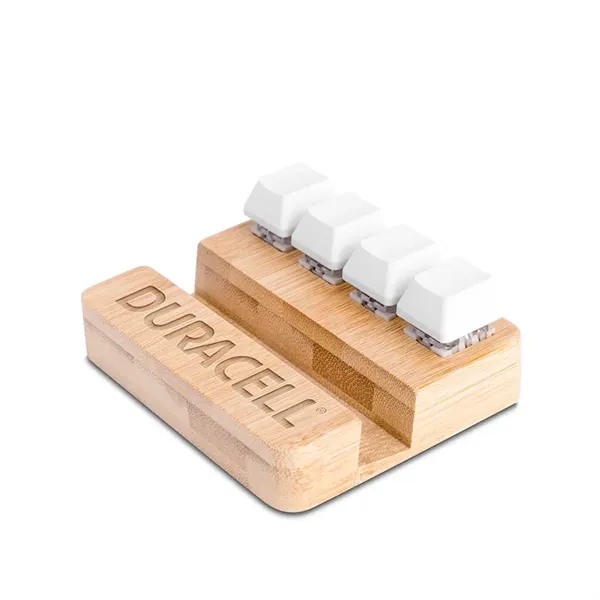 Bamboo Stand & Keypad Stress Reliever - Bamboo Stand & Keypad Stress Reliever - Image 2 of 7